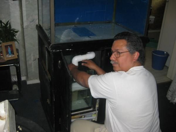 everett trabajando en la bajada